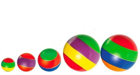 Купить Мячи резиновые (комплект из 5 мячей различного диаметра) в Рудни 