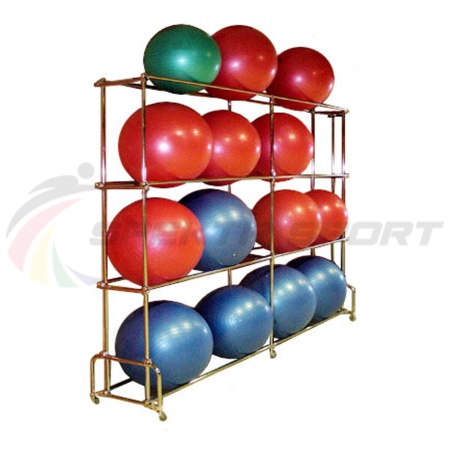 Купить Стеллаж для гимнастических мячей 16 шт в Рудни 