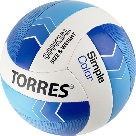 Купить Мяч волейбольный Torres Simple Color любительский р.5 в Рудни 